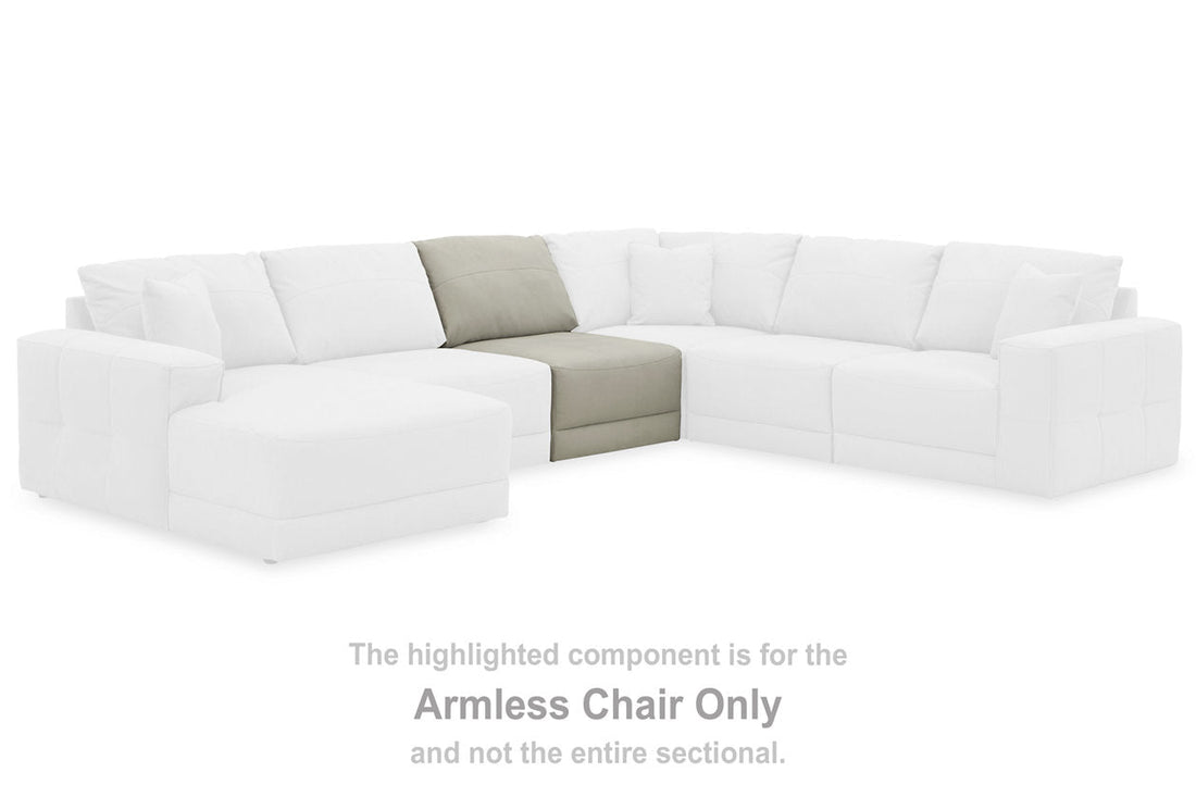 Next-Gen Gaucho Gray Armless Chair - 1830446 - Bien Home Furniture &amp; Electronics