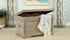 Nilay White Washed/Black Rectangular Storage Trunk - 959554 - Bien Home Furniture & Electronics