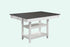 Nina Chalk/Gray Counter Height Table - SET | 2715CG-T-4260 | 2715CG-T-SHELF - Bien Home Furniture & Electronics