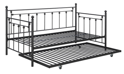 Nocus Spindle Metal Twin Daybed with Trundle - 306057 - Bien Home Furniture &amp; Electronics