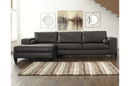 Nokomis Charcoal LAF Sectional - SET | 8772116 | 8772167 | 8772108 - Bien Home Furniture &amp; Electronics