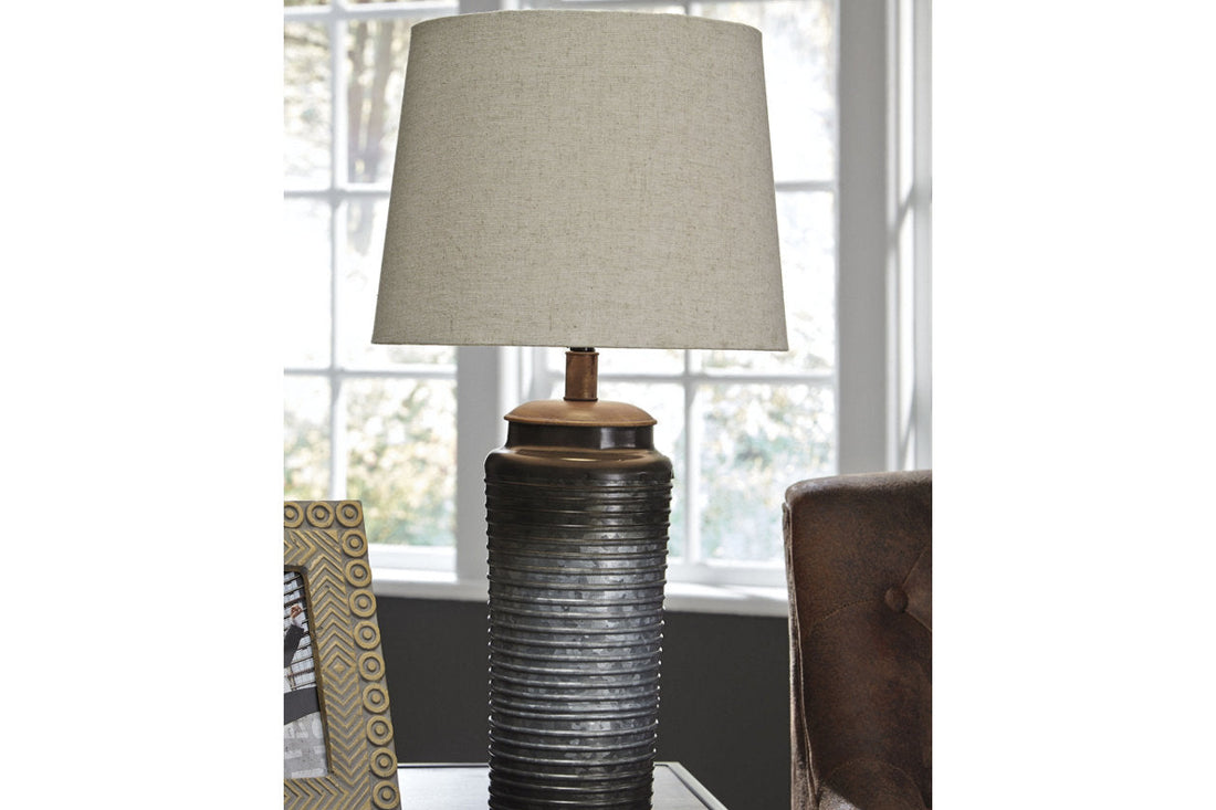 Norbert Gray Table Lamp, Set of 2 - L204064 - Bien Home Furniture &amp; Electronics