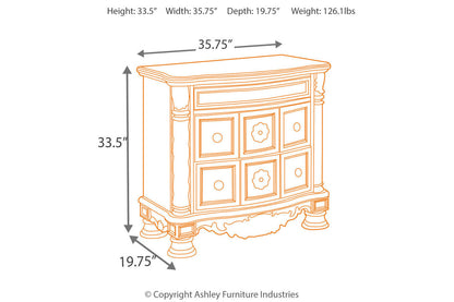 North Shore Dark Brown Nightstand - B553-193 - Bien Home Furniture &amp; Electronics