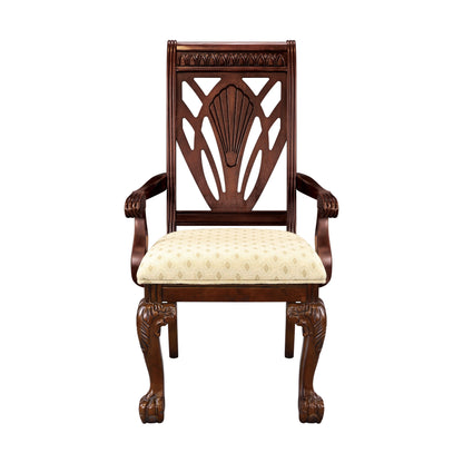Norwich Dark Cherry Arm Chair, Set of 2 - 5055A - Bien Home Furniture &amp; Electronics