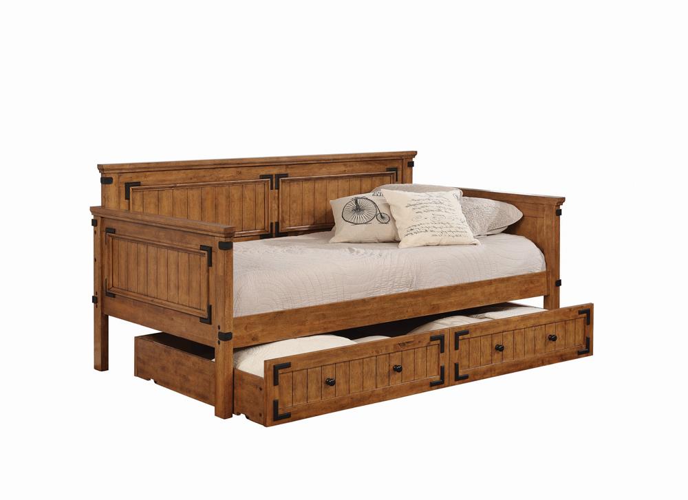 Oakdale Rustic Honey Twin Daybed - 300675 - Bien Home Furniture &amp; Electronics