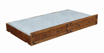 Oakdale Storage Trundle Rustic Honey - 300676 - Bien Home Furniture &amp; Electronics