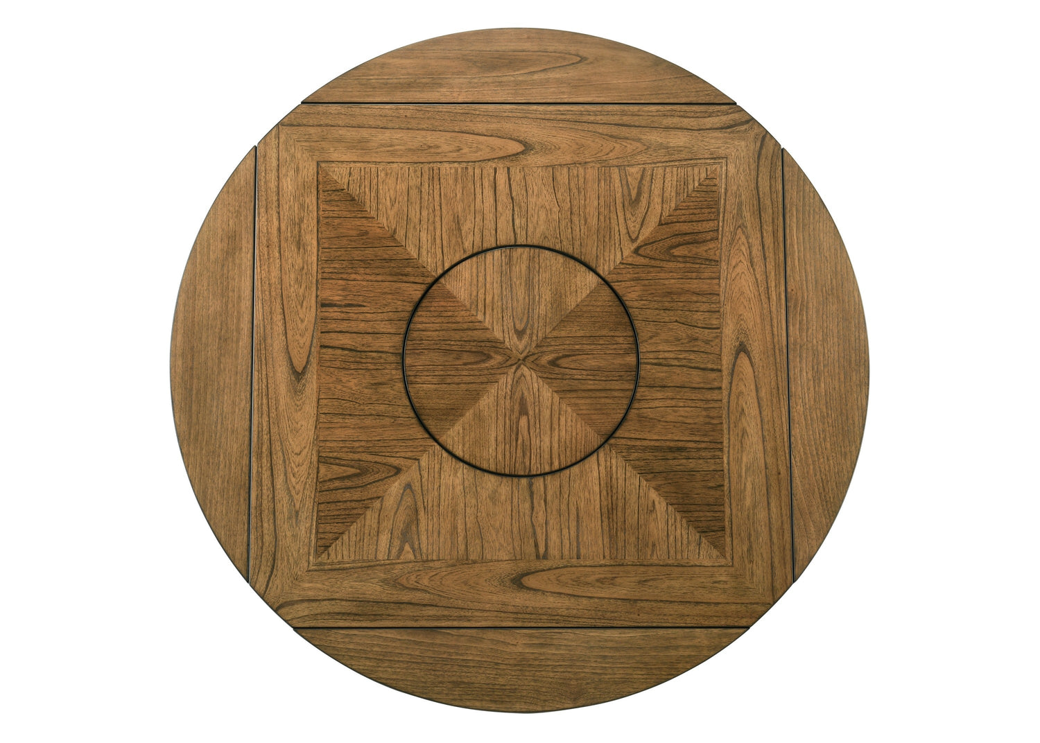 Oakly Brown Round/Square Counter Height Dining Set - SET | 2848T-6060-TOP | 2848T-6060-LEG | 2848S-24(2) - Bien Home Furniture &amp; Electronics