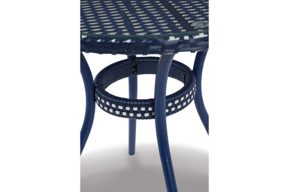 Odyssey Blue Blue Outdoor Table and Chairs, Set of 3 - P216-050 - Bien Home Furniture &amp; Electronics