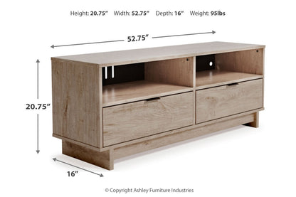 Oliah Natural Medium TV Stand - EW2270-168 - Bien Home Furniture &amp; Electronics