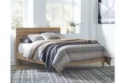 Oliah Natural Queen Panel Platform Bed - SET | EB2270-113 | EB2270-157 - Bien Home Furniture & Electronics