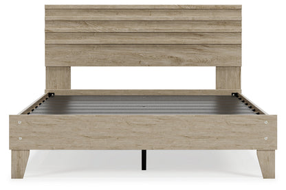 Oliah Natural Queen Panel Platform Bed - SET | EB2270-113 | EB2270-157 - Bien Home Furniture &amp; Electronics