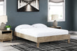 Oliah Natural Queen Platform Bed - EB2270-113 - Bien Home Furniture & Electronics