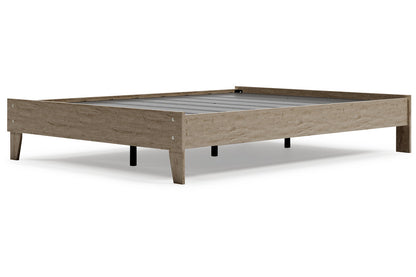 Oliah Natural Queen Platform Bed - EB2270-113 - Bien Home Furniture &amp; Electronics