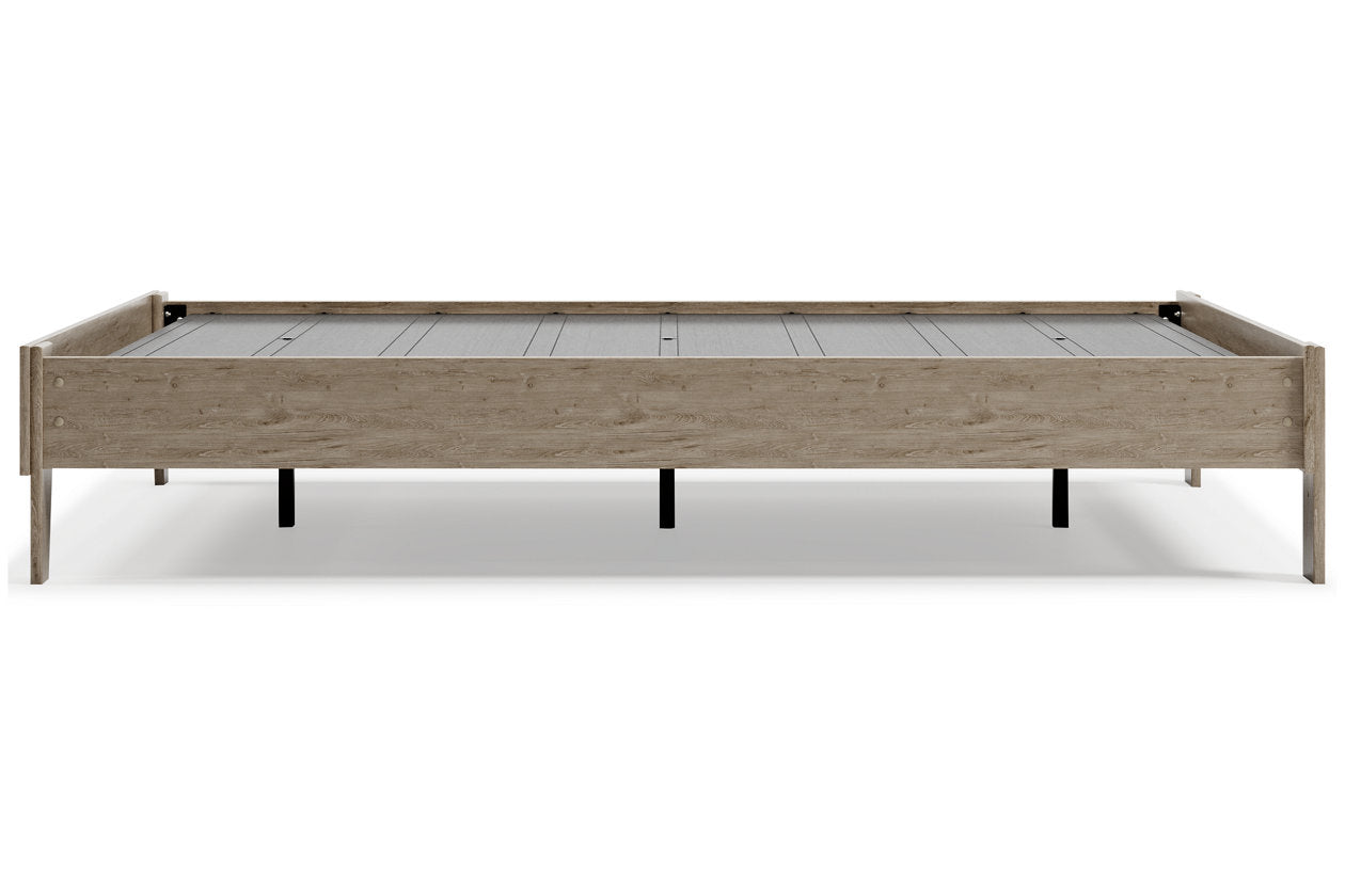 Oliah Natural Queen Platform Bed - EB2270-113 - Bien Home Furniture &amp; Electronics