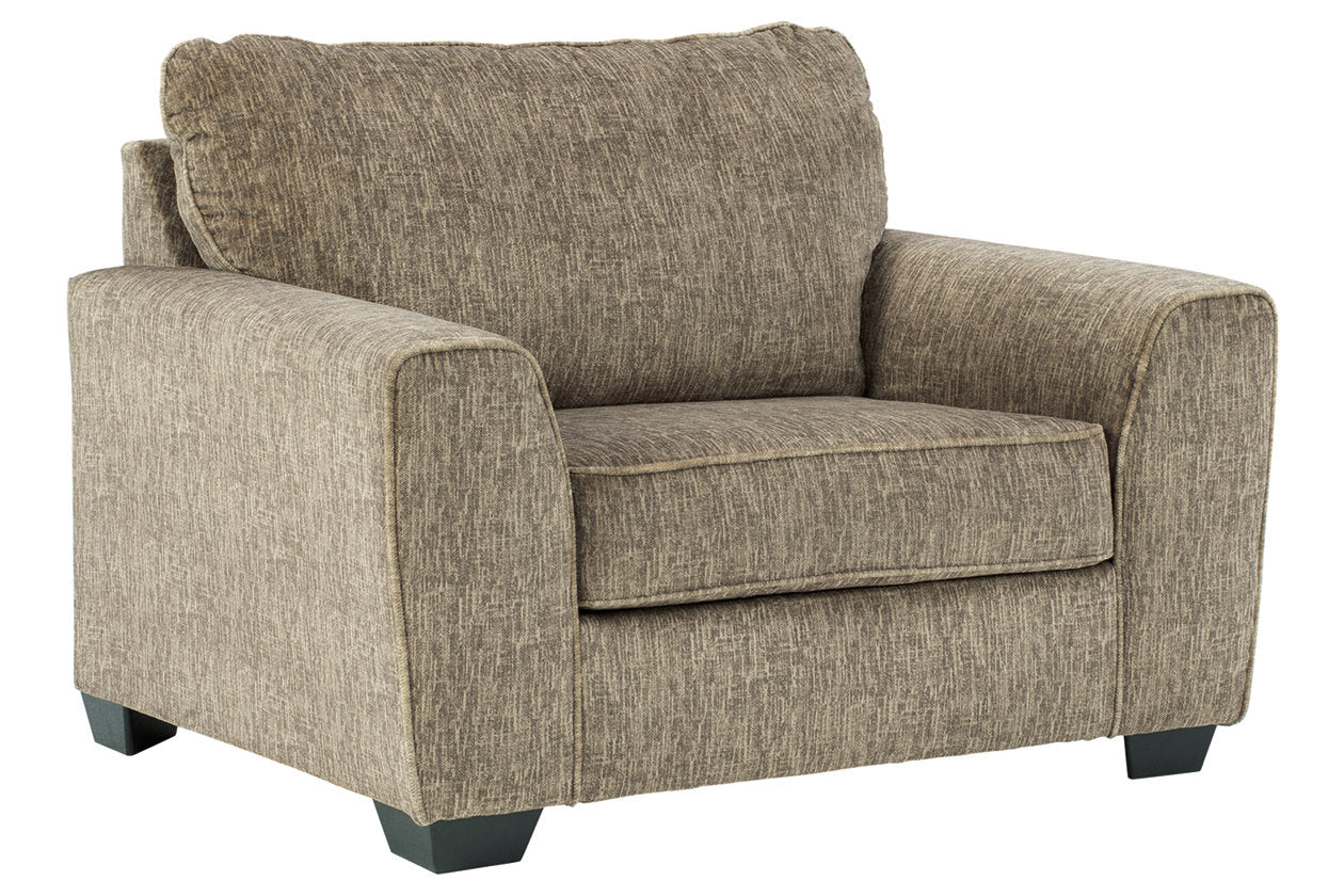 Olin Chocolate Oversized Chair - 4000223 - Bien Home Furniture &amp; Electronics