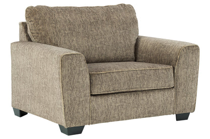 Olin Chocolate Oversized Chair - 4000223 - Bien Home Furniture &amp; Electronics