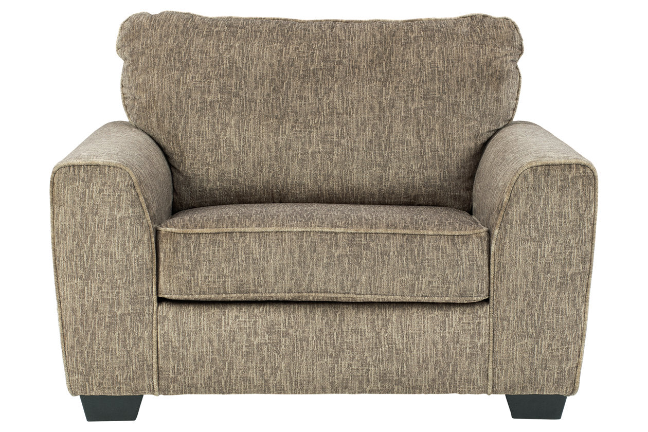 Olin Chocolate Oversized Chair - 4000223 - Bien Home Furniture &amp; Electronics
