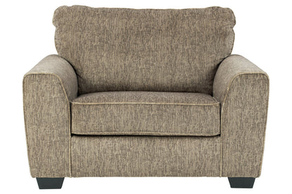 Olin Chocolate Oversized Chair - 4000223 - Bien Home Furniture &amp; Electronics