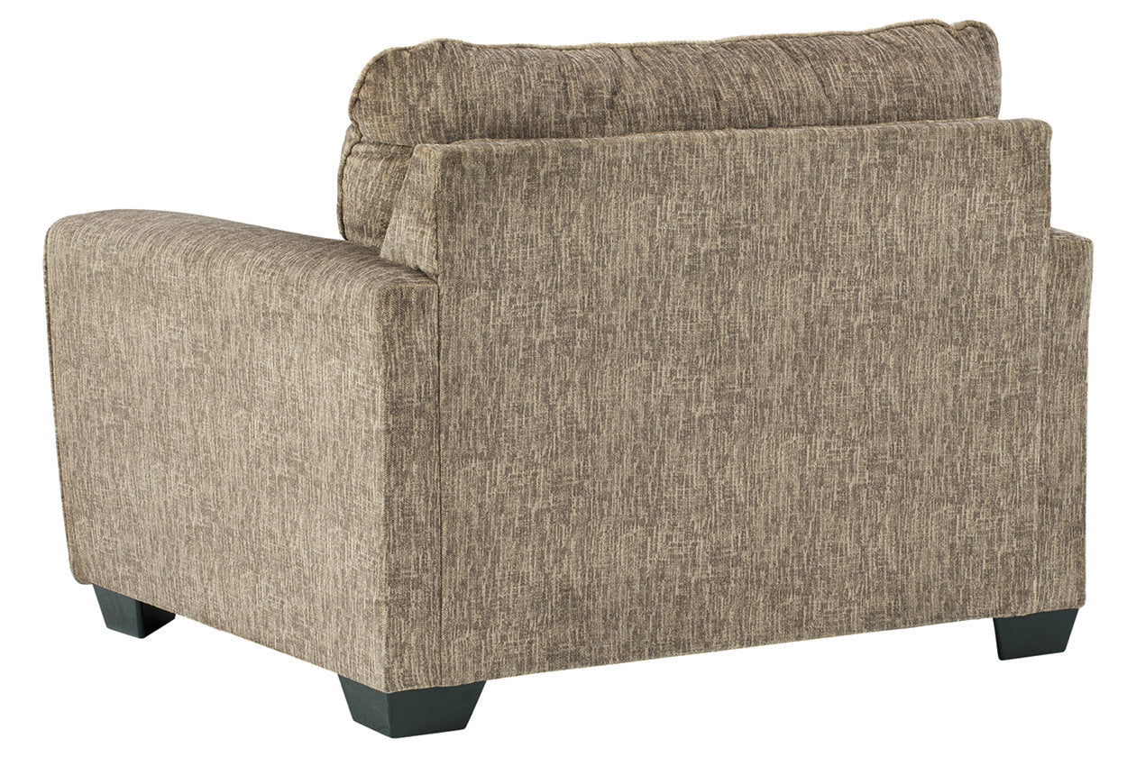 Olin Chocolate Oversized Chair - 4000223 - Bien Home Furniture &amp; Electronics