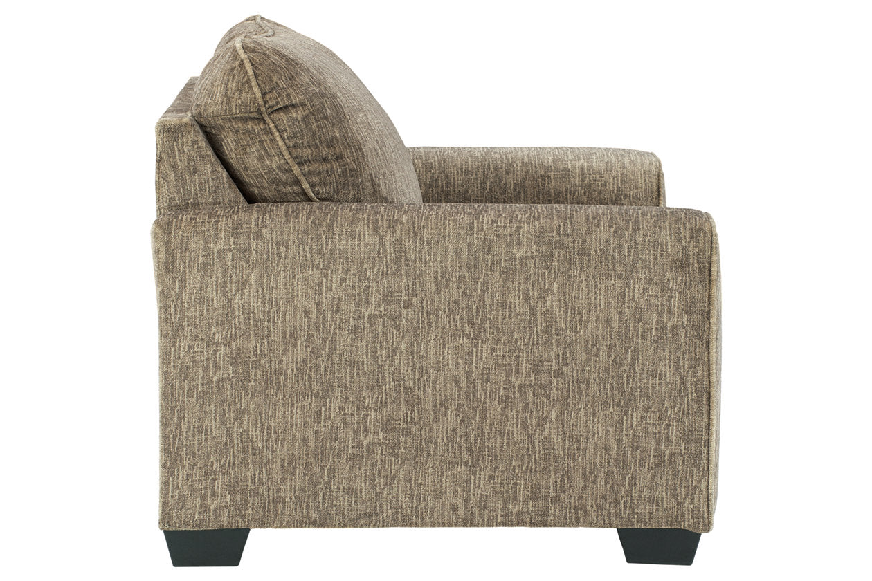 Olin Chocolate Oversized Chair - 4000223 - Bien Home Furniture &amp; Electronics