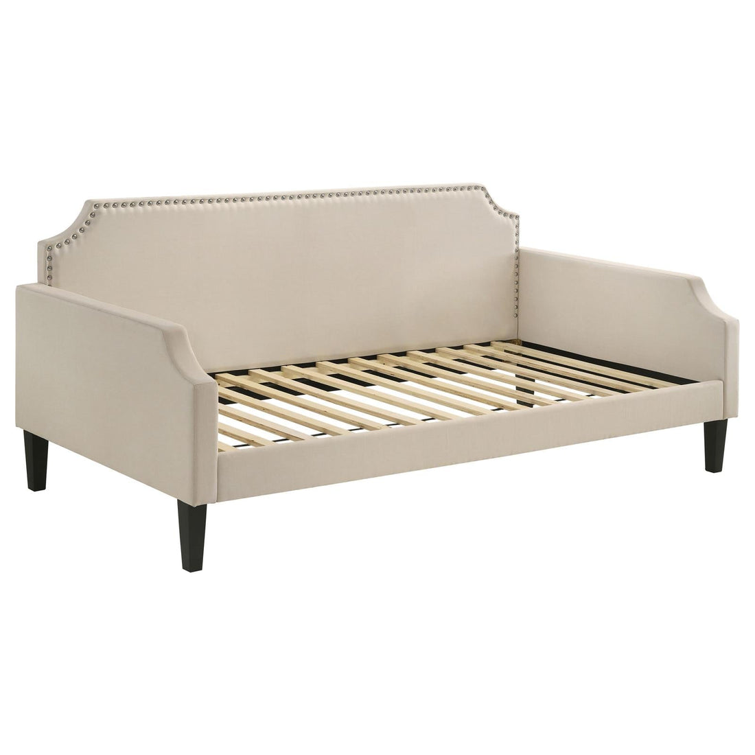 Olivia Upholstered Twin Daybed with Nailhead Trim - 300635 - Bien Home Furniture &amp; Electronics