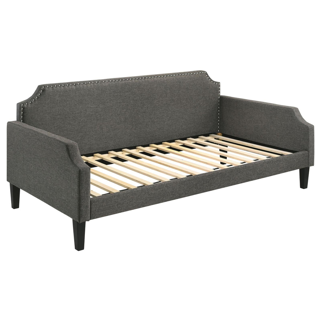 Olivia Upholstered Twin Daybed with Nailhead Trim - 300636 - Bien Home Furniture &amp; Electronics