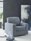 Olwenburg Denim Swivel Accent Chair - A3000652 - Bien Home Furniture & Electronics
