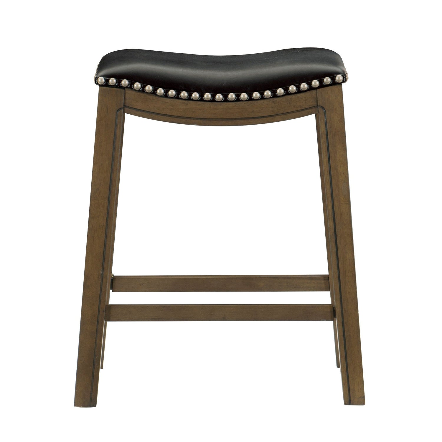 Ordway Black/Brown Counter Height Stool, Black - 5682BLK-24 - Bien Home Furniture &amp; Electronics