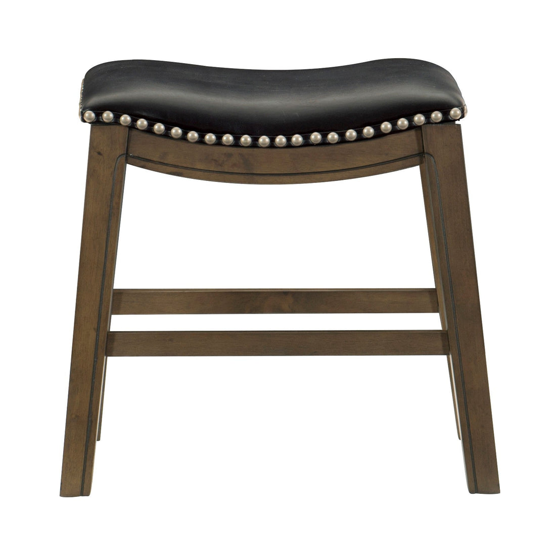 Ordway Black/Brown Dining Stool, Black - 5682BLK-18 - Bien Home Furniture &amp; Electronics