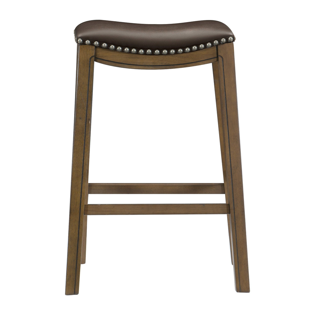 Ordway Brown/Brown Pub Height Stool, Brown - 5682BRW-29 - Bien Home Furniture & Electronics