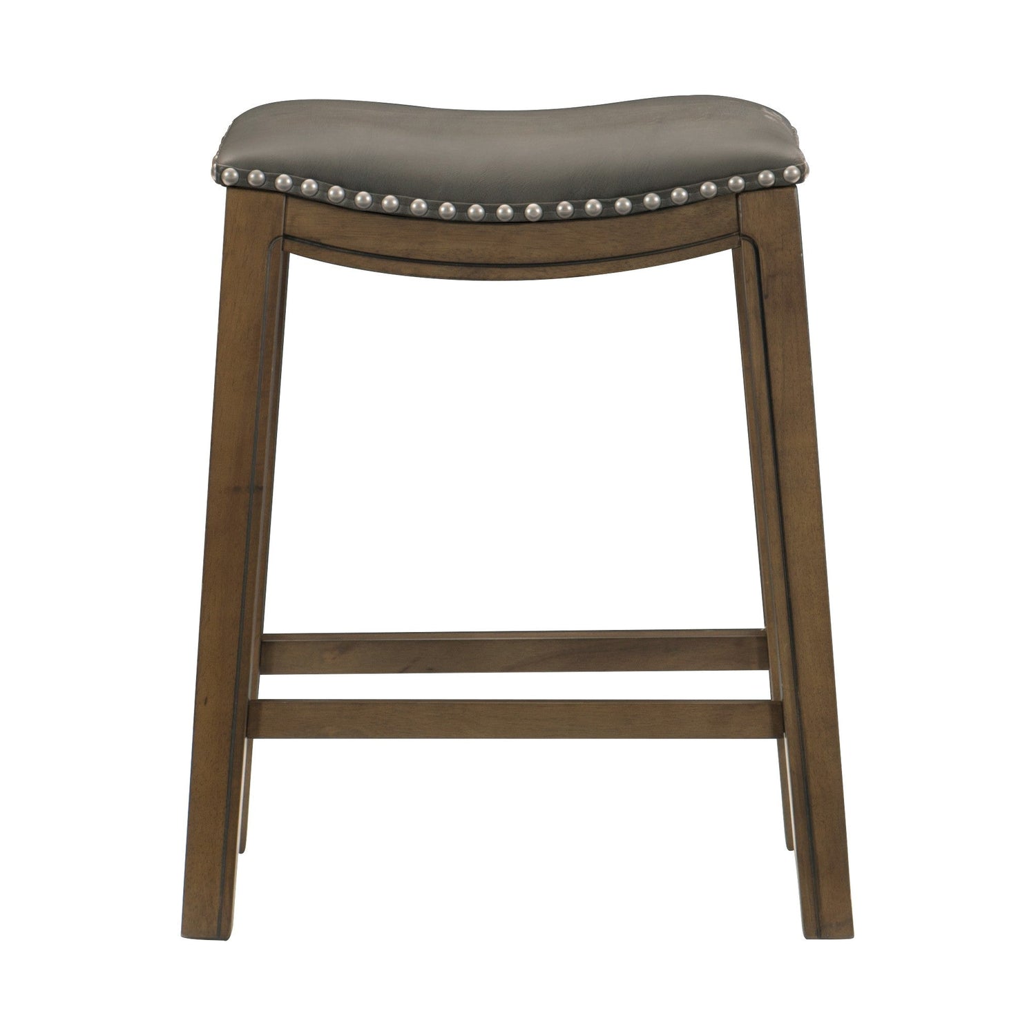 Ordway Gray/Brown Counter Height Stool, Gray - 5682GRY-24 - Bien Home Furniture &amp; Electronics