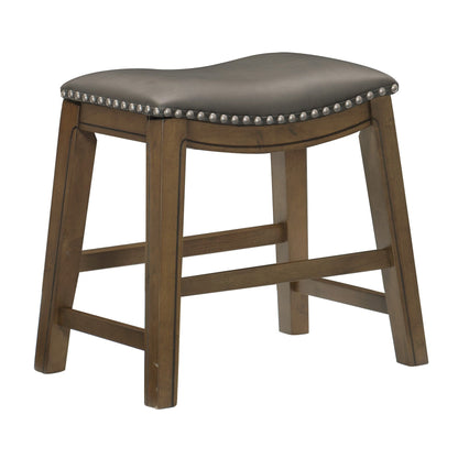 Ordway Gray/Brown Dining Stool, Gray - 5682GRY-18 - Bien Home Furniture &amp; Electronics