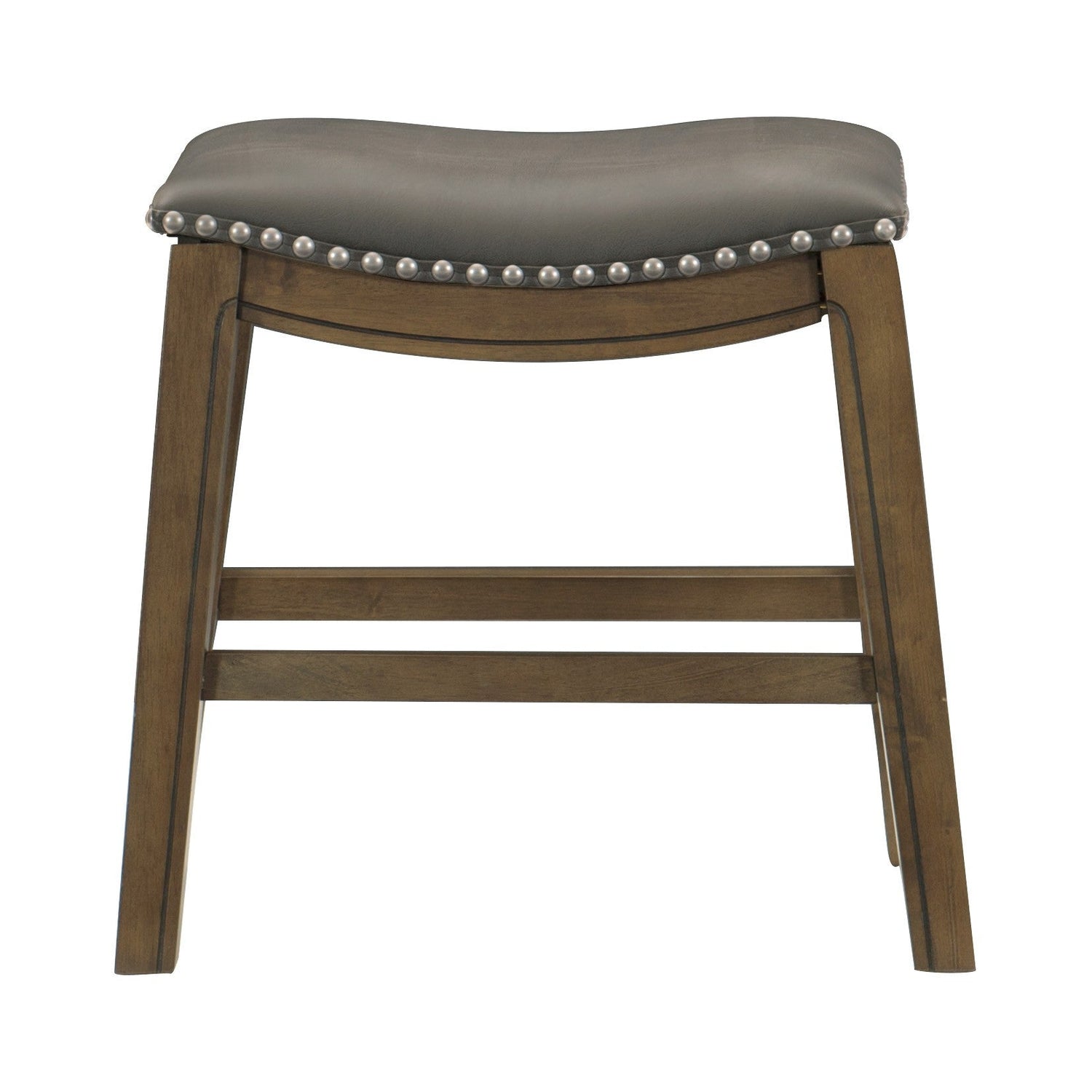 Ordway Gray/Brown Dining Stool, Gray - 5682GRY-18 - Bien Home Furniture &amp; Electronics