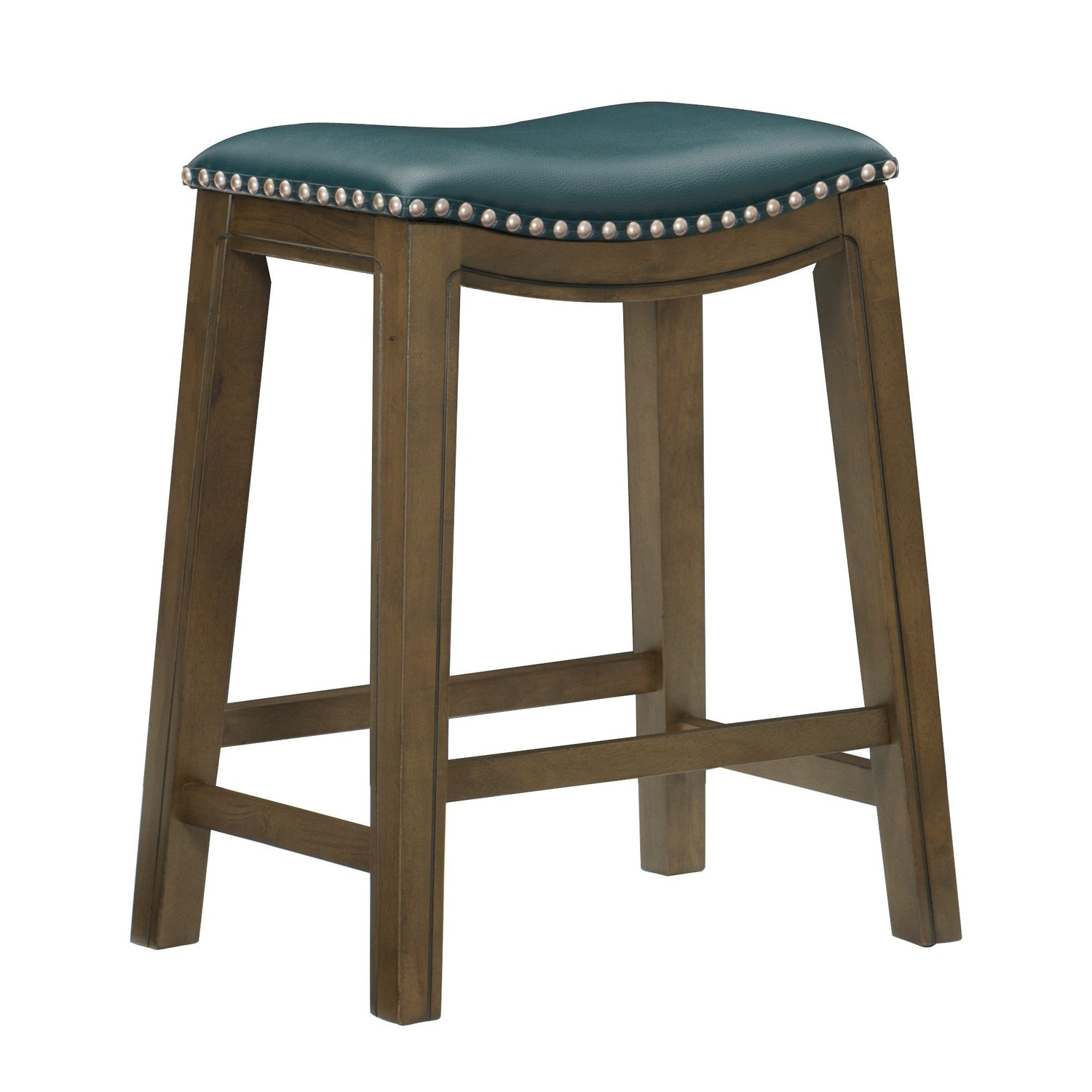 Ordway Green/Brown Counter Height Stool, Green - 5682GEN-24 - Bien Home Furniture &amp; Electronics