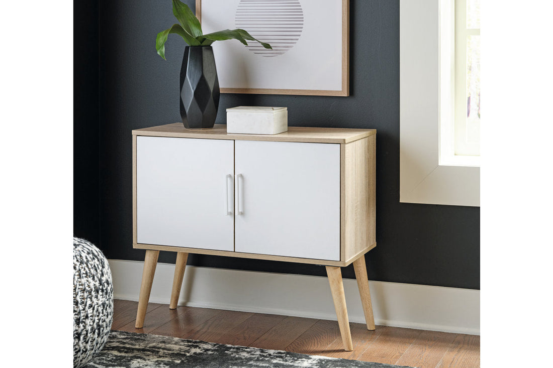 Orinfield Natural/White Accent Cabinet - A4000396 - Bien Home Furniture &amp; Electronics