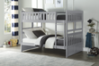 Orion Gray Full/Full Bunk Bed - SET | B2063FF-1 | B2063FF-2 | B2063FF-SL - Bien Home Furniture & Electronics