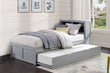 Orion Gray Twin Bookcase Bed with Twin Trundle - SET | B2063BC-1 | B2063BC-2 | B2063-R - Bien Home Furniture & Electronics