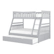 Orion Gray Twin/Full Bunk Bed with Twin Trundle - SET | B2063TF-1 | B2063TF-2 | B2063TF-SL | B2063-R - Bien Home Furniture & Electronics