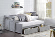 Orion Gray Twin/Twin Bed with Storage Boxes - SET | B2063RT-1 | B2063RT-2 | B2063RT-SL | B2063-T - Bien Home Furniture & Electronics