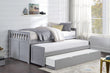 Orion Gray Twin/Twin Bed with Twin Trundle - SET | B2063RT-1 | B2063RT-2 | B2063RT-SL | B2063-R - Bien Home Furniture & Electronics