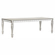 Orsina Silver Mirrored Extendable Dining Table - 5477N-96 - Bien Home Furniture & Electronics
