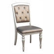 Orsina Silver Side Chair, Set of 2 - 5477NS - Bien Home Furniture & Electronics