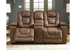 Owner's Box Thyme Power Reclining Loveseat with Console - 2450518 - Bien Home Furniture & Electronics