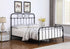 Packlan Eastern King Metal Panel Bed Matte Black - 305946KE - Bien Home Furniture & Electronics