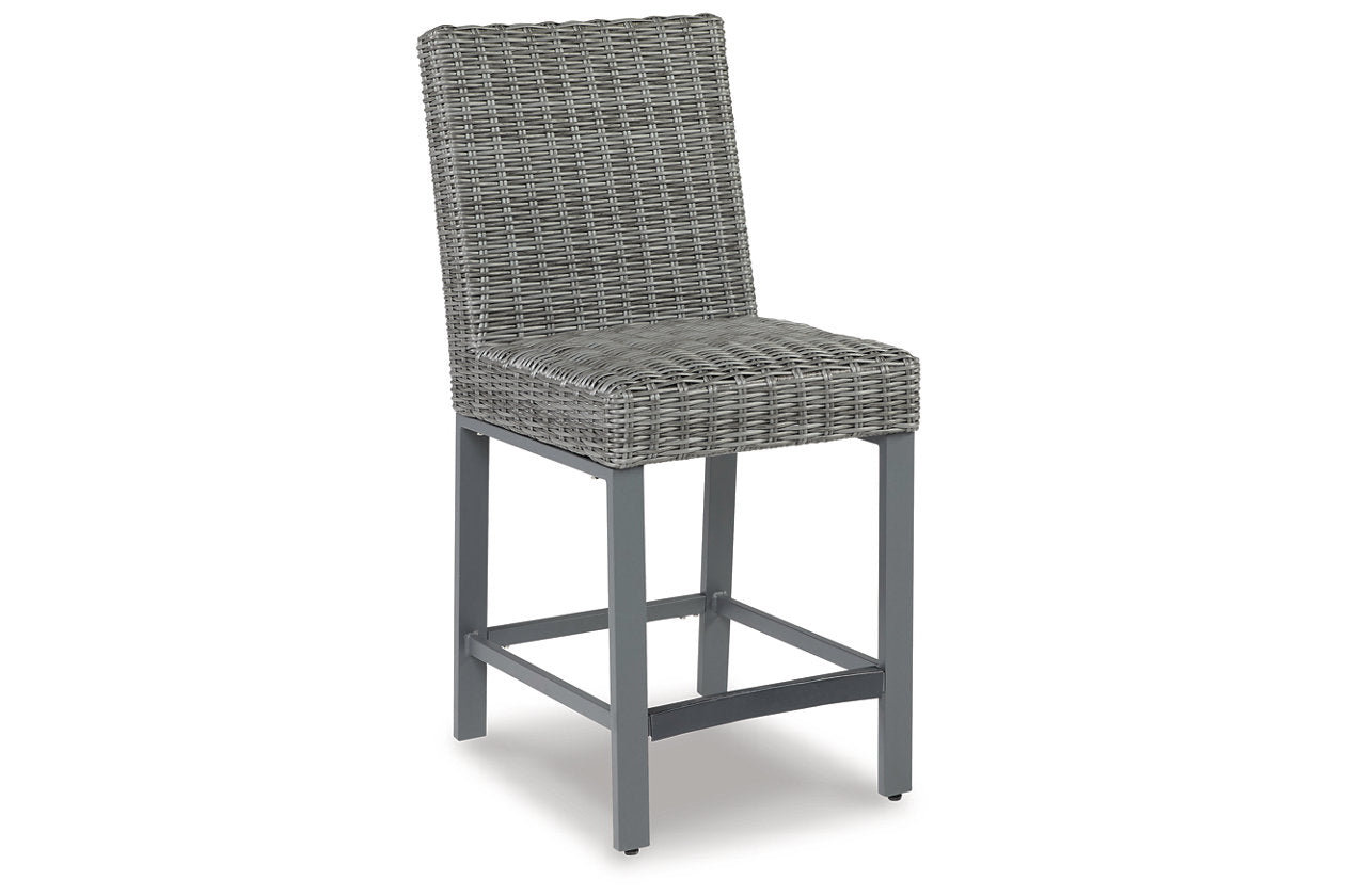 Palazzo Gray Outdoor Barstool, Set of 2 - P520-130 - Bien Home Furniture &amp; Electronics