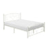 Pallina White Full Metal Platfom Bed - 2021FW-1 - Bien Home Furniture & Electronics
