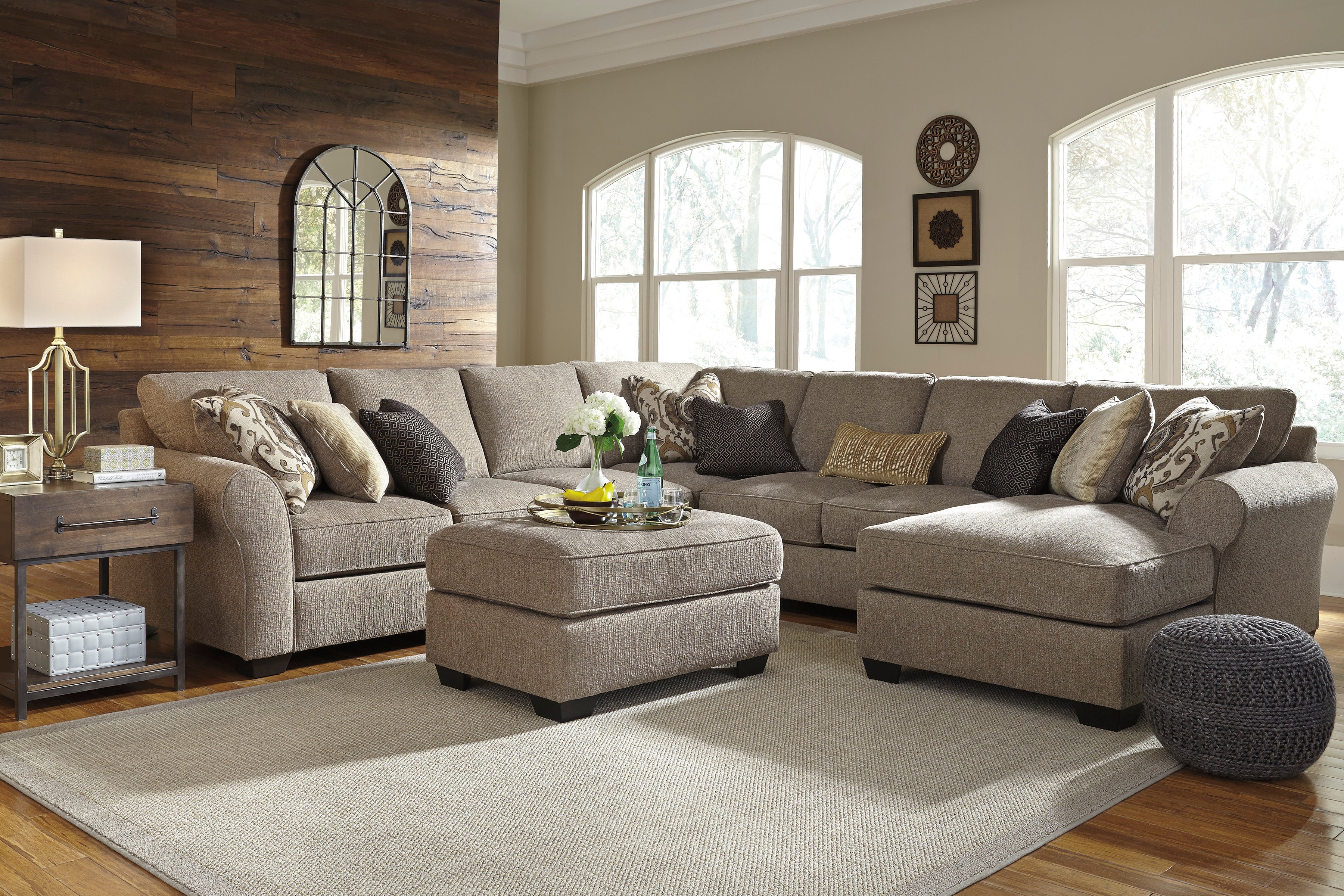 Ashley pantomine sectional driftwood sale