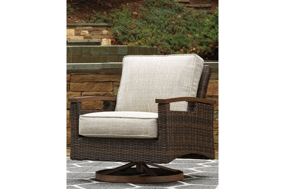 Paradise Trail Medium Brown Swivel Lounge Chair, Set of 2 - P750-821 - Bien Home Furniture &amp; Electronics