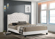 Paradise White King Platform Bed - Paradise2 - White King - Bien Home Furniture & Electronics
