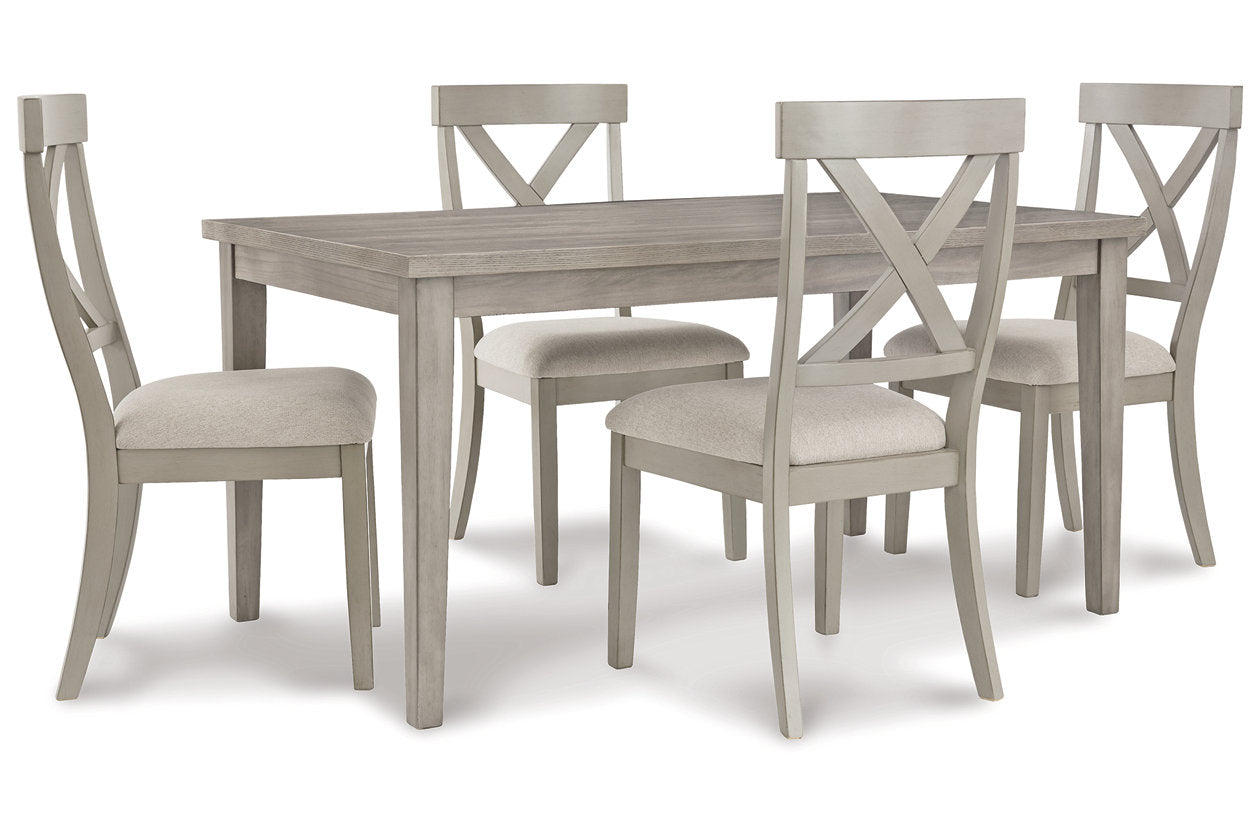 Parellen Gray Dining Table - D291-25 - Bien Home Furniture &amp; Electronics